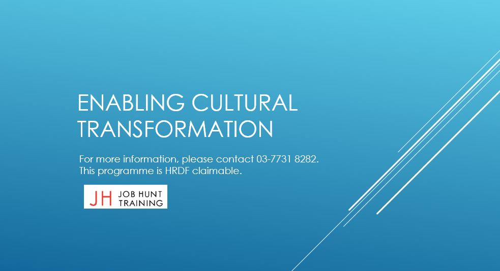 Enabling Cultural Transformation
